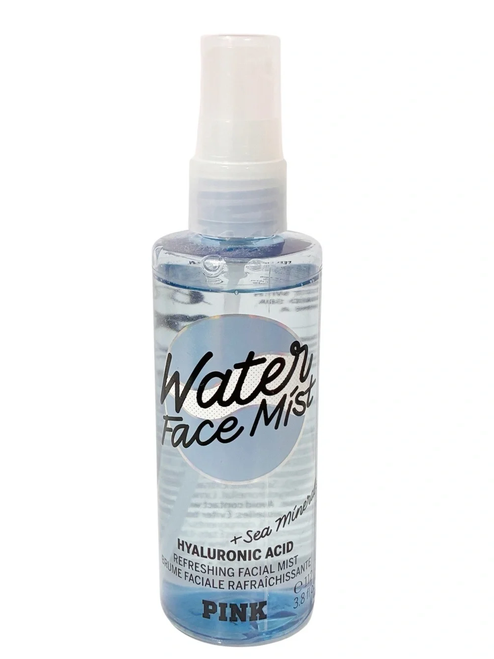 VICTORIAS SECRET PINK WATER REFRESHING FACIAL MIST HYALURONIC ACID 3.8 oz NEW